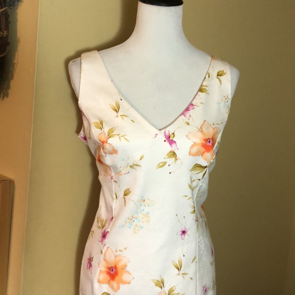 Bloomingdale's Dresses Vintage9s Bloomingdales Floral Sheath Garden